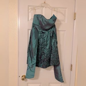 Green homecoming dress